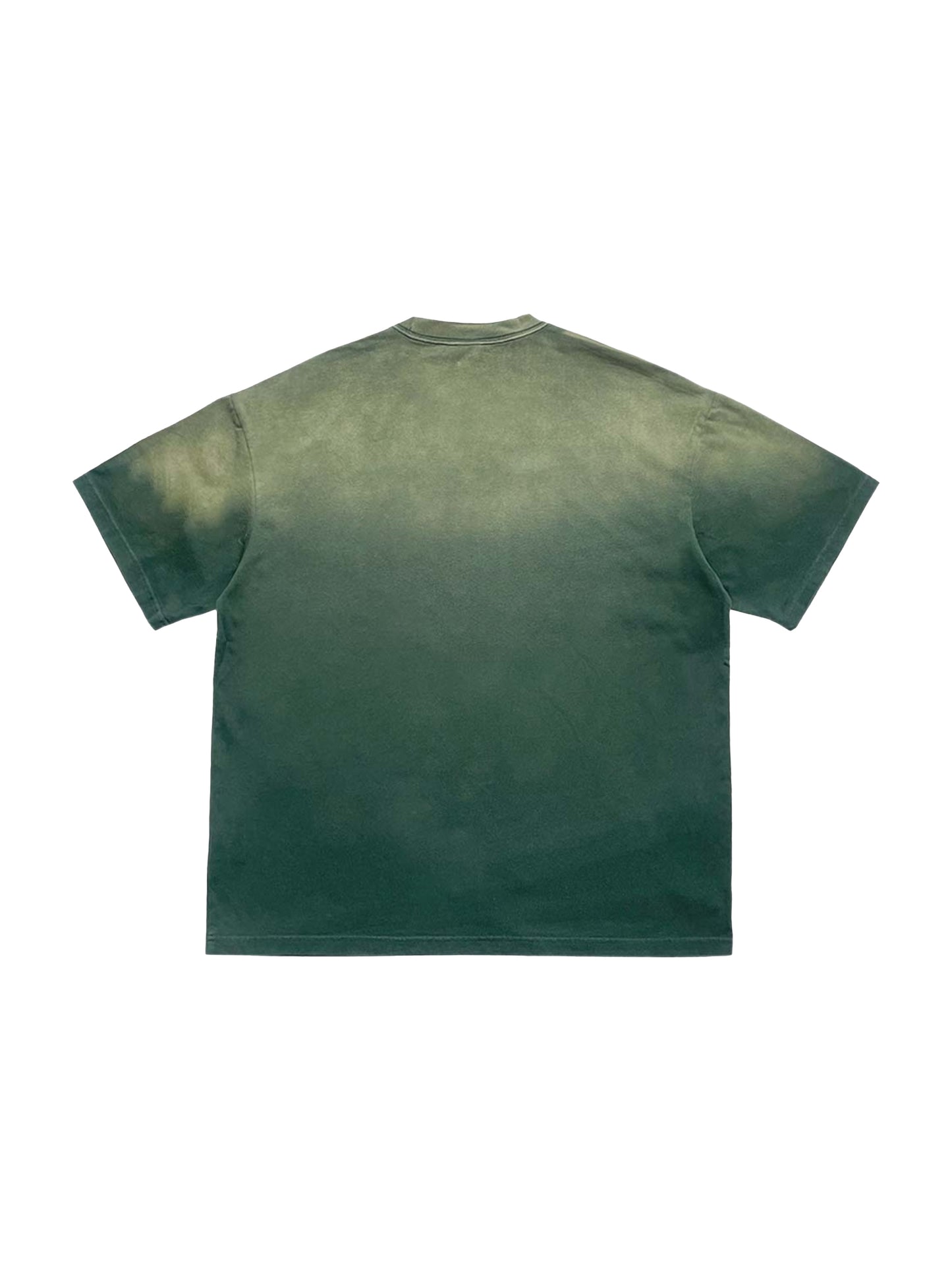 Vintage Washed Tiger Stripes Dyed Gradient T-Shirt - 250 GSM